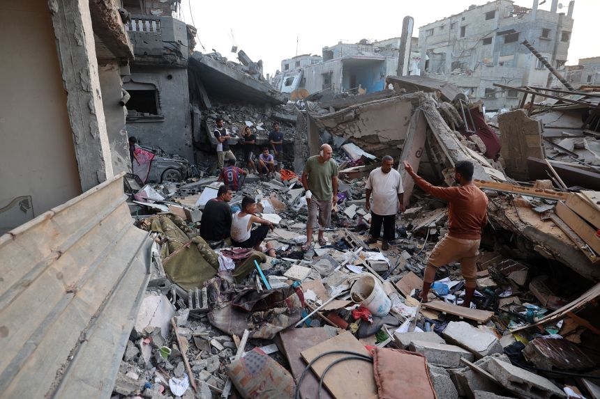 The health ministry in Gaza Sunday said the toll has passed 66,000 people.