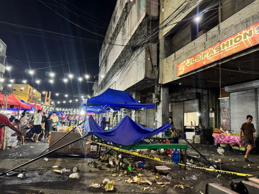 Scenes showing damage, injuries, and chaos in the streets of Cebu following a magnitude 6.9 earthquake on September 30, 2025.