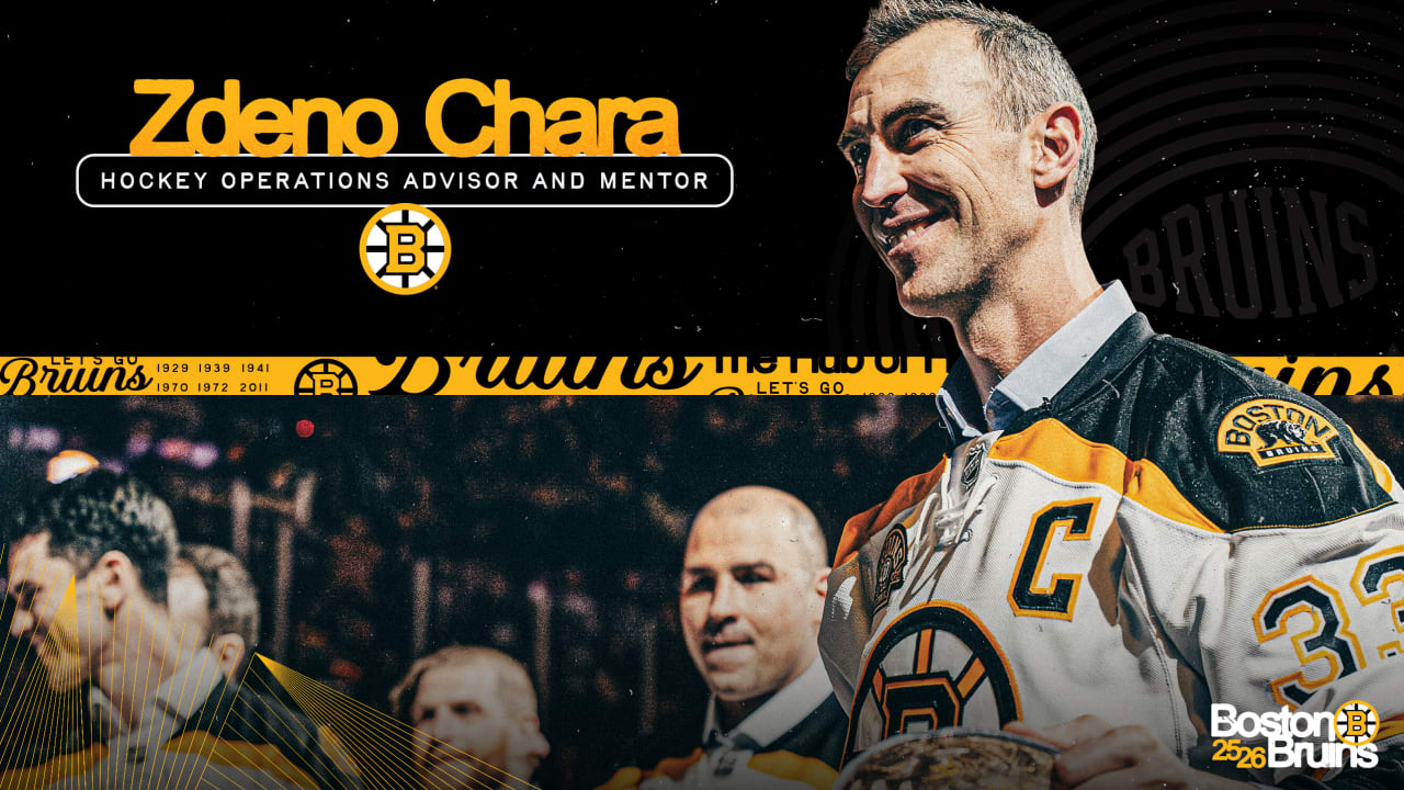 Boston Bruins Name Zdeno Chara Hockey Operations Advisor and Mentor