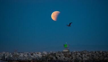 There's a rare partial 'blood moon' eclipse tonight - but you might struggle to catch a glimpse - The Journal