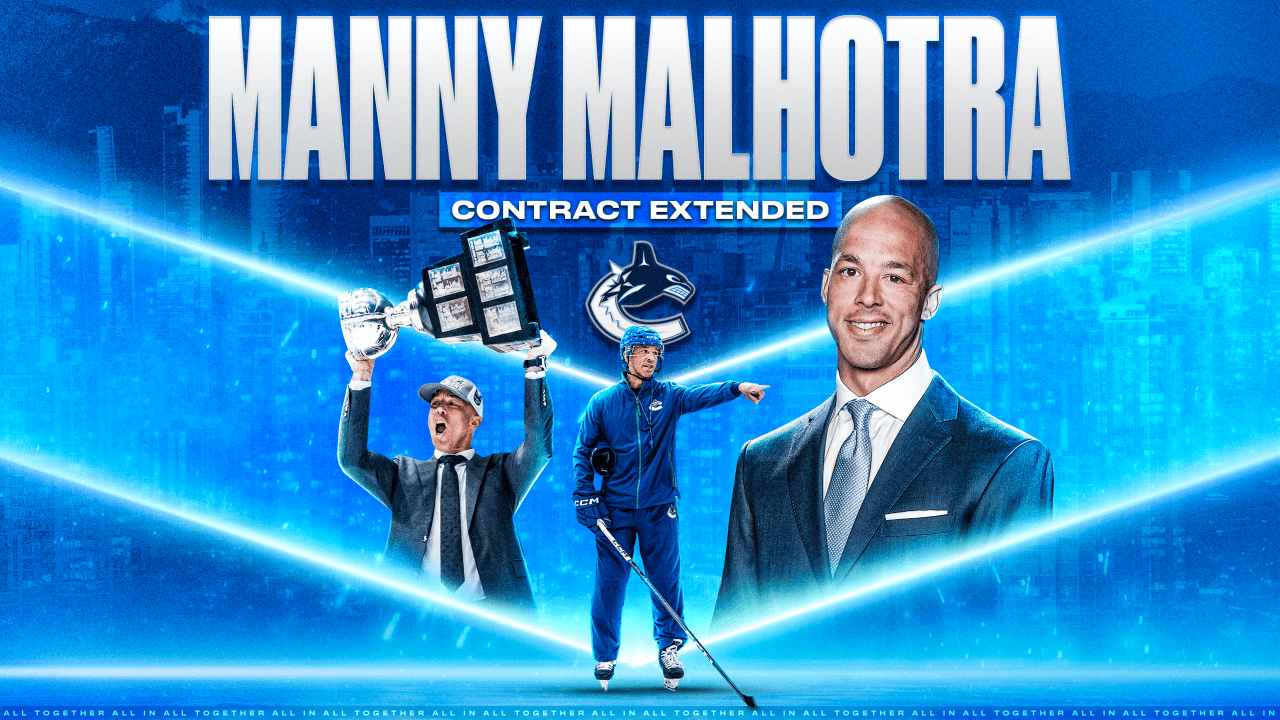 CANUCKS EXTEND ABBOTSFORD HEAD COACH MANNY MALHOTRA