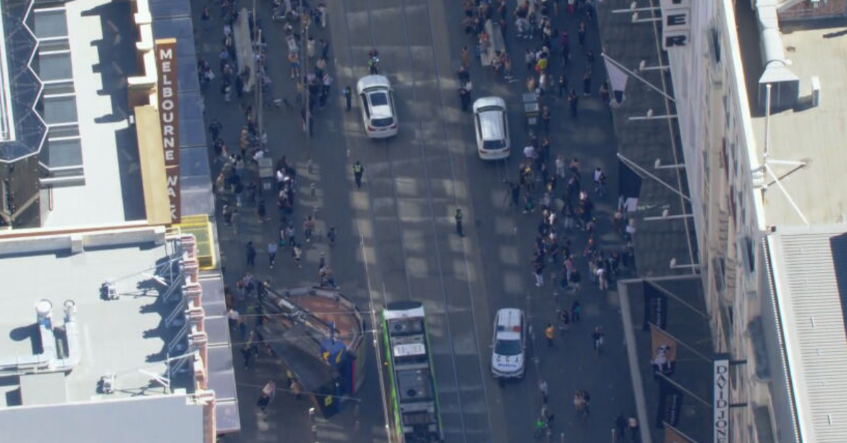 Several people arrested in Melbourne CBD after police pursuit