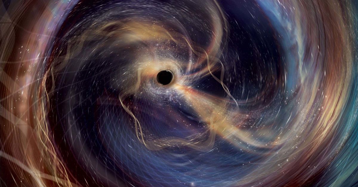 'Ringing' black hole backs Einstein and Hawking theories