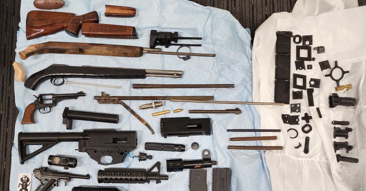 Gun stash, 3D-printed parts found in toolbox in Hunter Valley