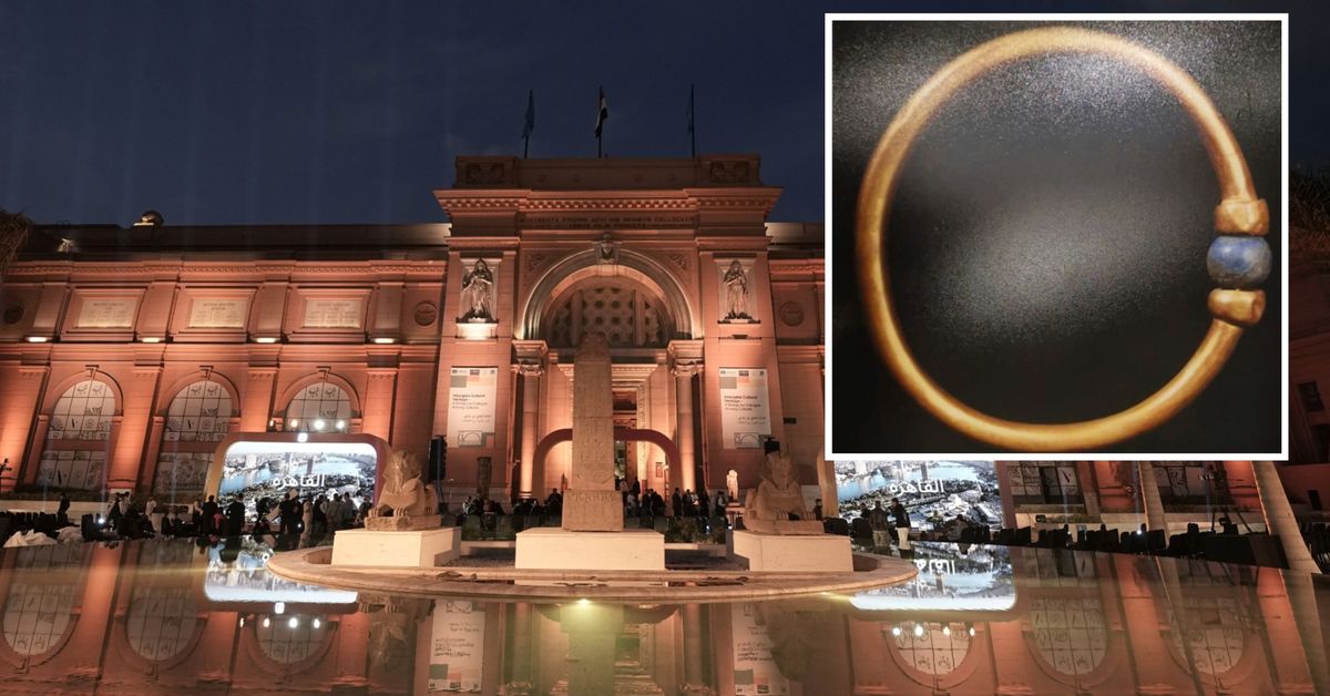 Outrage after pharaoh's gold bracelet stolen from a Cairo museum is melted down