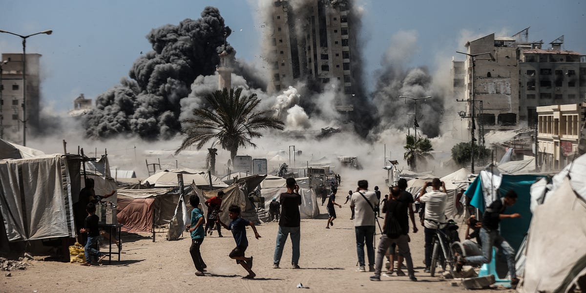 Israel says it is opening “gates of Hell” as it demolishes high-rise in Gaza City, Hamas posts new video of Israeli captives as it calls on Trump to force a deal