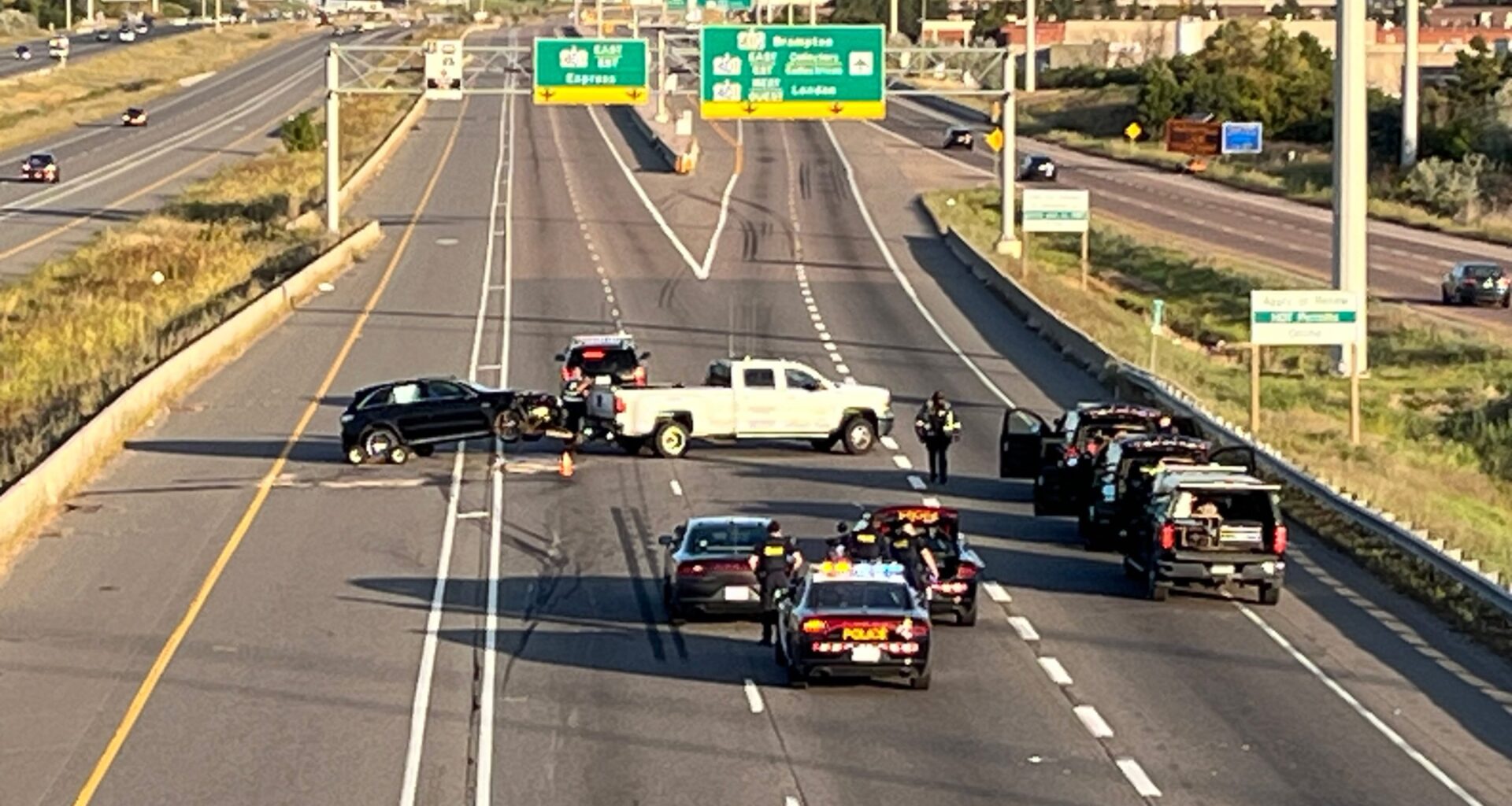 Milton man faces impaired driving charges in multi-vehicle crash on Hwy. 403 in Mississauga