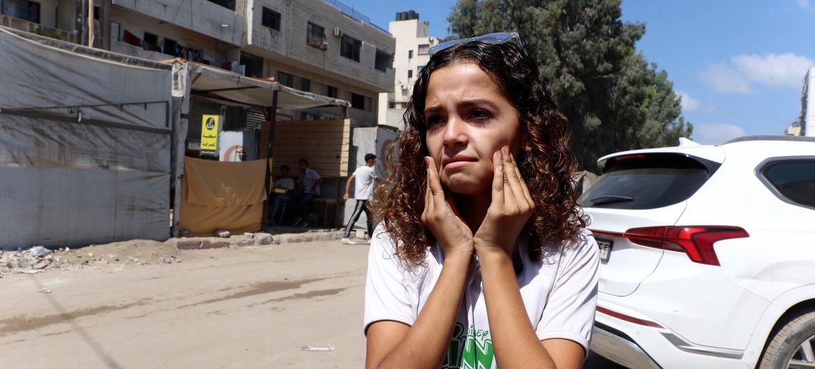 A child from Gaza, who lost her father during the war, said “two years of our lives are gone for nothing."