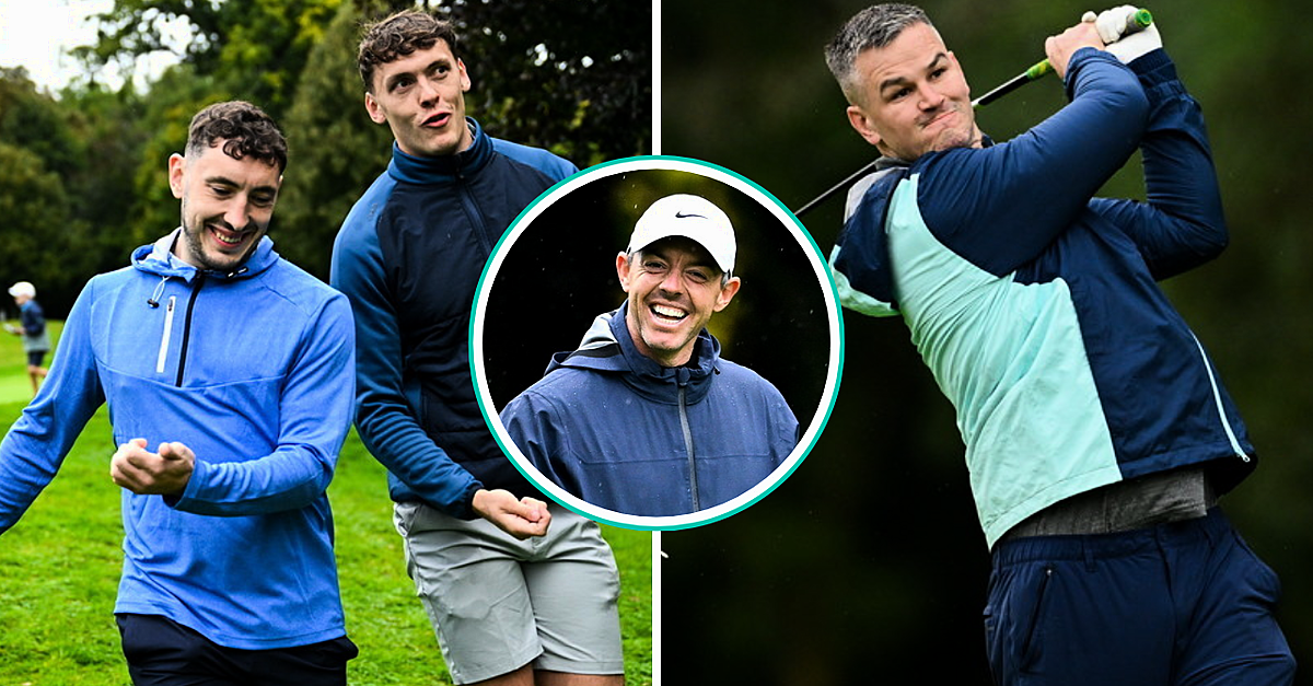 In Pictures: Rugby And GAA Heroes Take To K Club For Irish Open Pro-Am