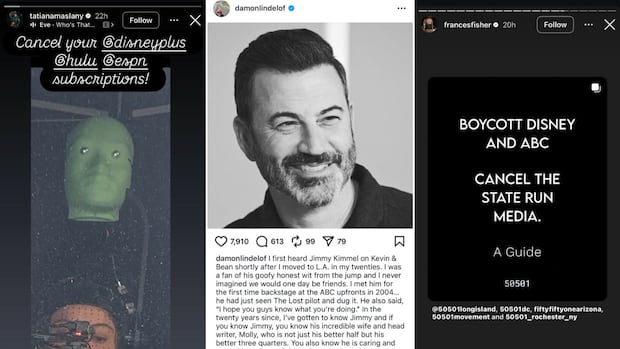 Canadian actor Tatiana Maslany joins calls to boycott Disney amid Jimmy Kimmel fallout