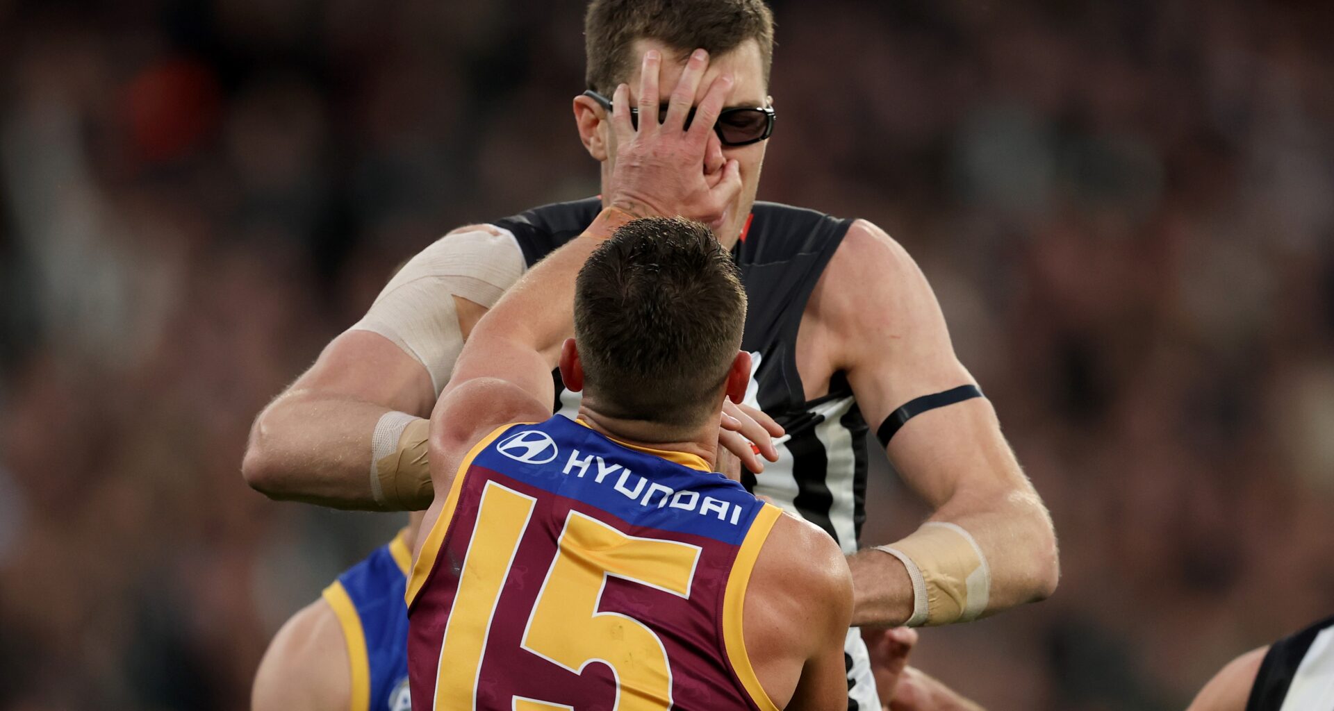 Lions veteran fined for pulling big Pie's glasses