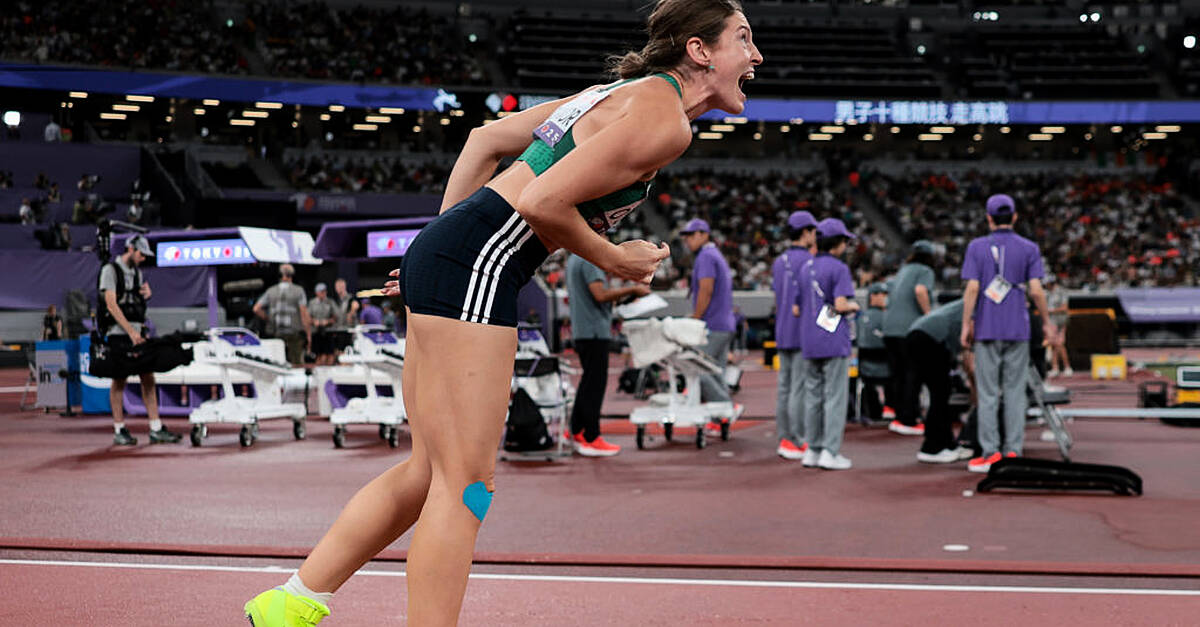 Kate O'Connor in silver medal position with only one heptathlon event remaining