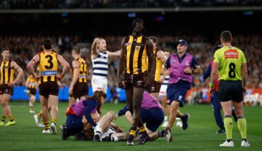 Hawks forward learns his fate for crunching tackle