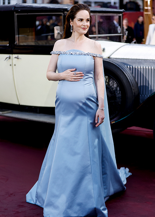 Michelle Dockery attends the "Downton Abbey: The Grand Finale" world premiere in London. Pic: Getty Images