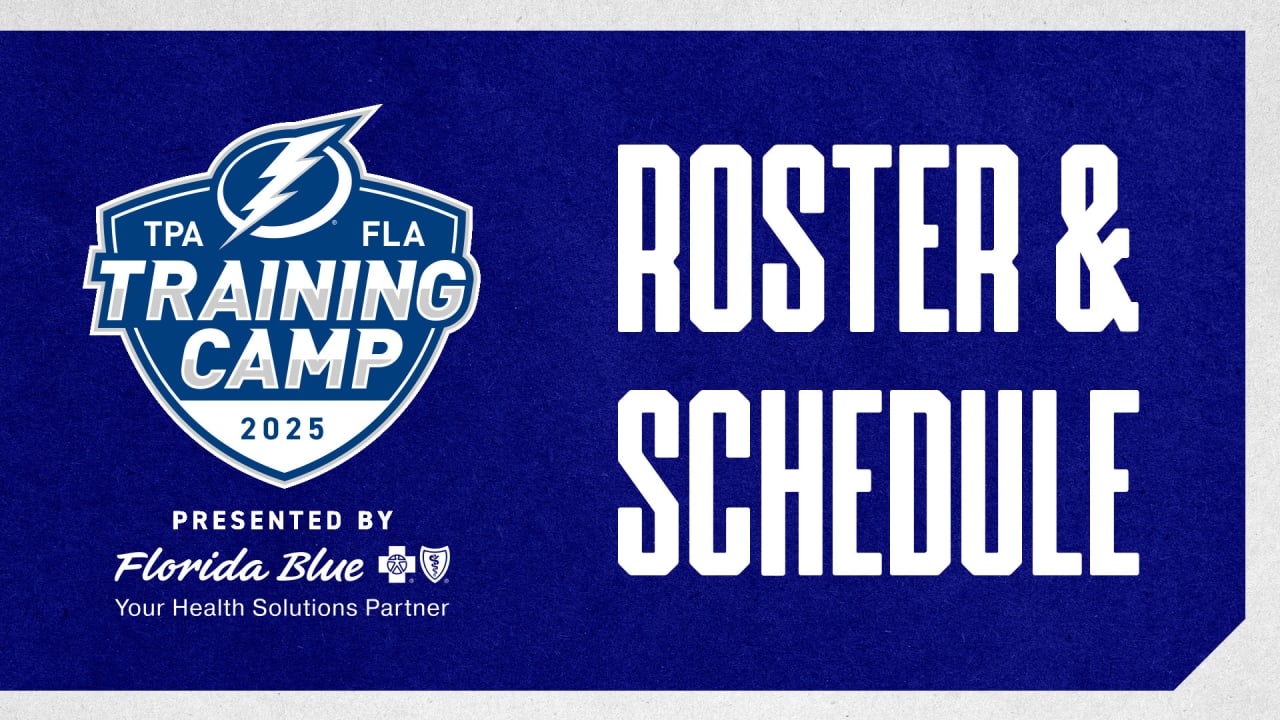 Lightning announce roster & schedule for training camp, presented by Florida Blue 