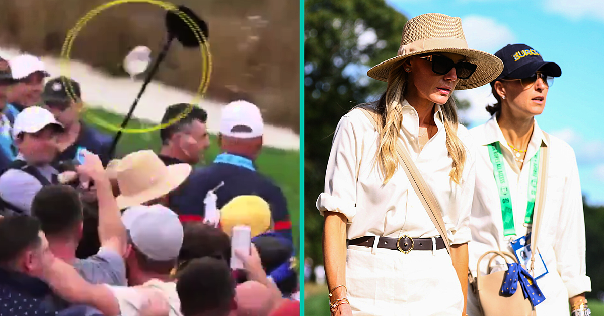 New Footage Emerges Of Moment McIlroy's Wife Hit By Pint At Ryder Cup