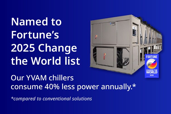 Johnson Controls named to Fortune's 2025 Change the World List for data center thermal management innovation