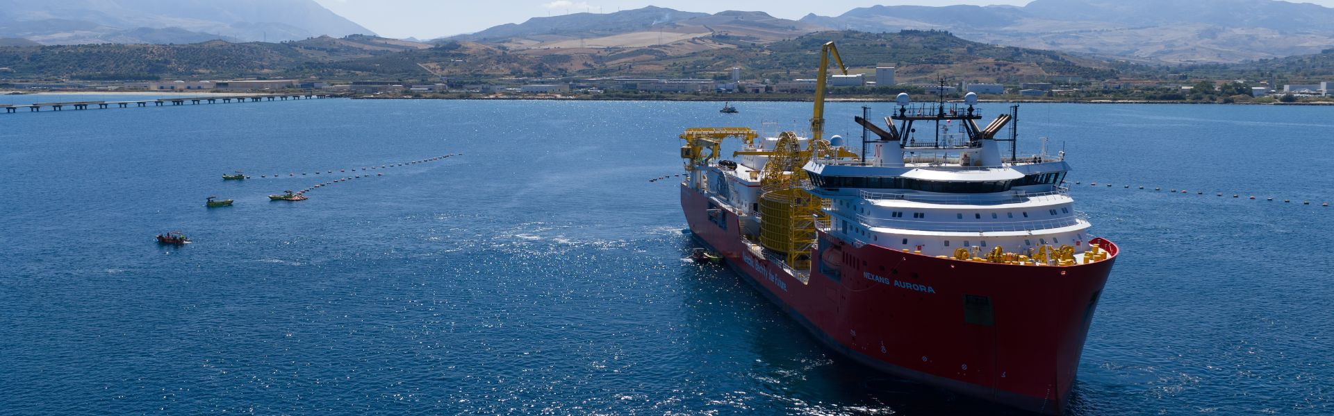 Tyrrhenian Link: High-Voltage cable laid