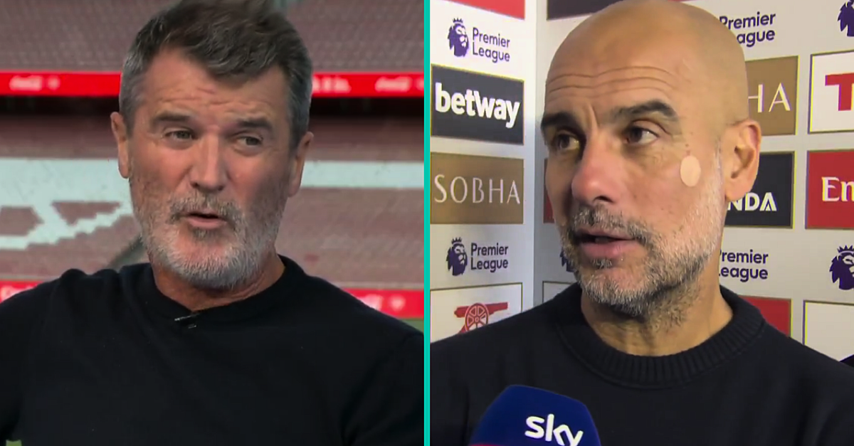 'Pep's A Big Boy': Roy Keane Wasn't Having Guardiola's Complaint After Draw