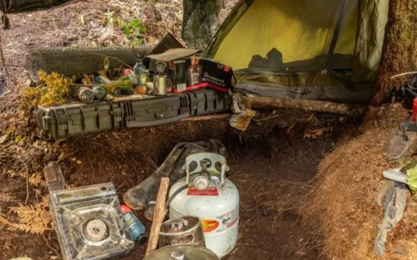 Police investigating items at Tom Phillips' campsites