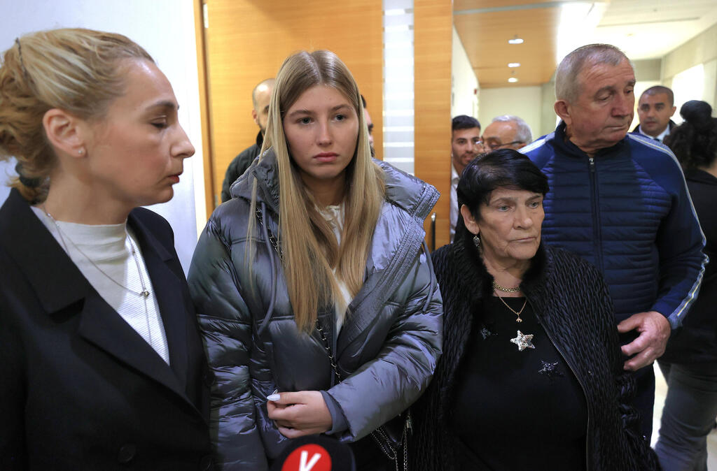 בני משפתה של ליטל יעל מלניק בבית המשפט