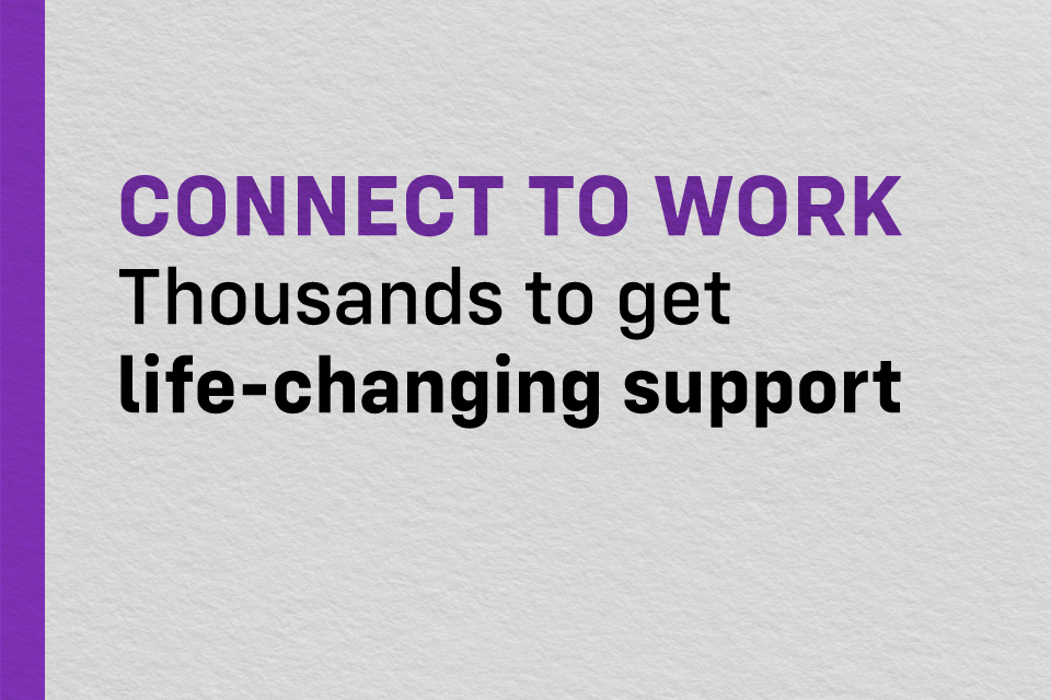 Thousands of sick and disabled people to get life-changing support into work