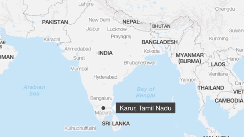 Crowd crush in India at rally for actor-politician Vijay leaves at least 36 dead, over 50 injured