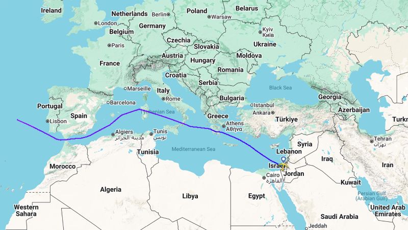 Netanyahu takes unusual flight route over Europe amid threat of war crimes arrest