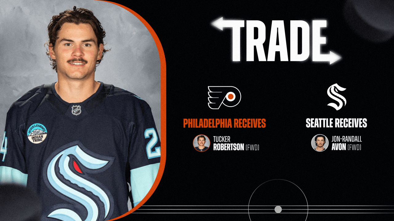 Flyers Acquire Tucker Robertson from Seattle in Exchange for Jon-Randall Avon