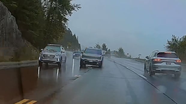 'Thought I was going to die': Video captures near-miss on Sea-to-Sky Highway