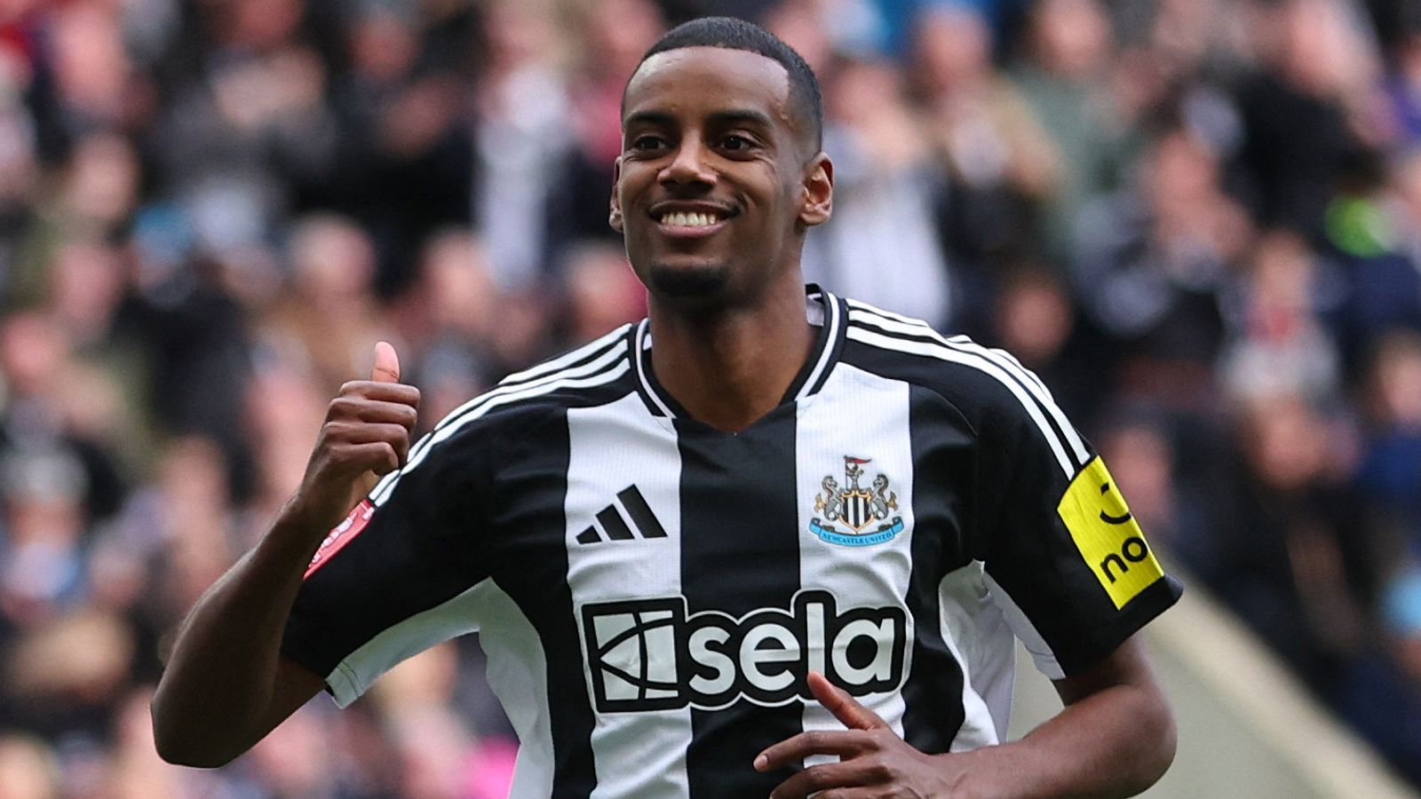 Alexander Isak has joined Liverpool. Pic: Reuters