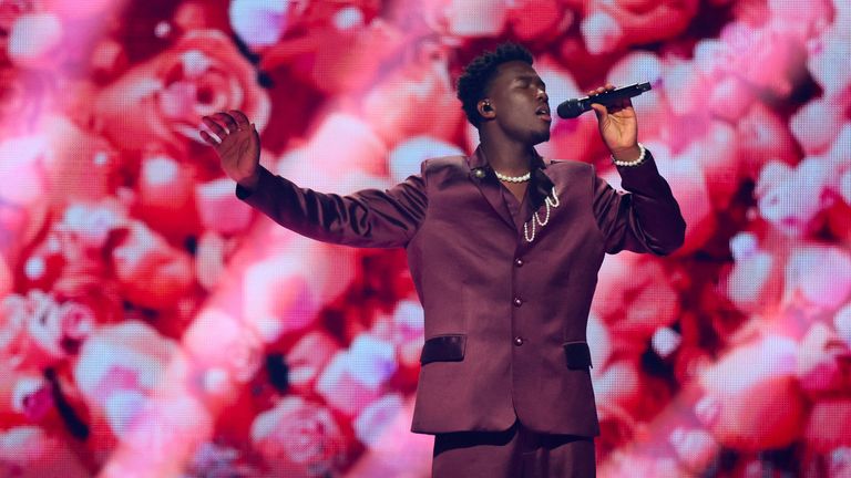 The Netherlands was represented by Claude in Switzerland. Pic: Reuters