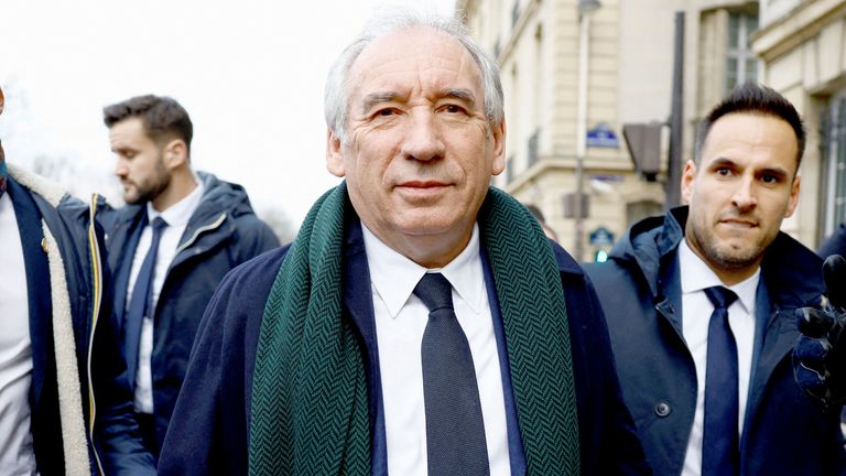 Francois Bayrou assumed office in December last year after Michel Barnier was forced out. Pic: Reuters