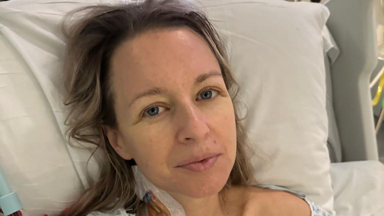 Deborah Haynes in ICU after falling ill with atypical Haemolytic Uremic Syndrome (aHUS)