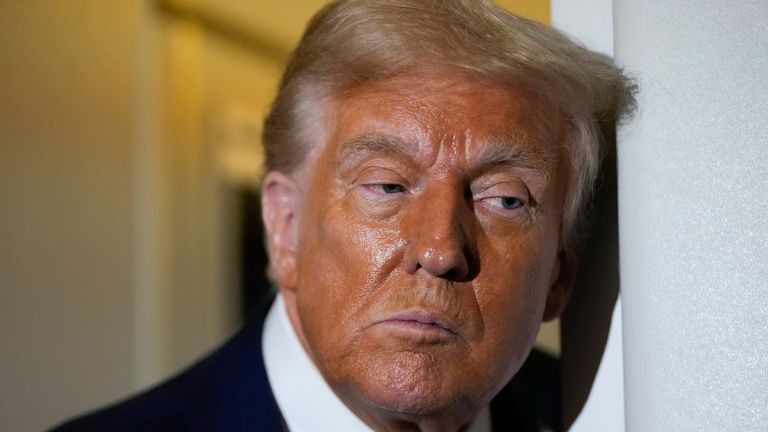 President Donald Trump had celebrated Kimmel's suspension.(AP Photo/Julia Demaree Nikhinson)