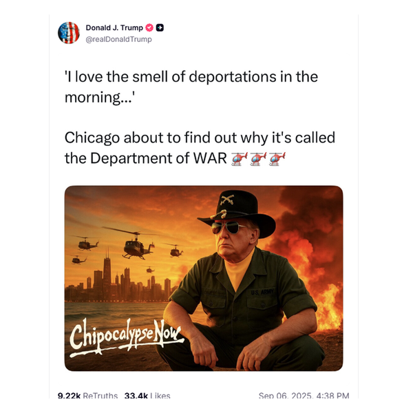 The full post from Trump on Truth Social