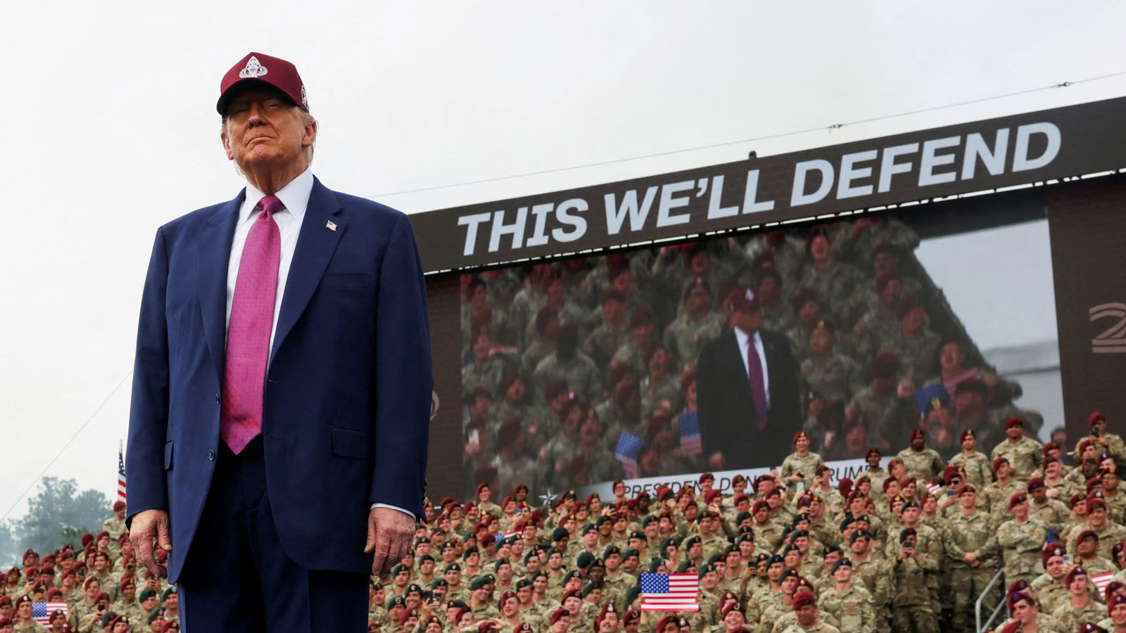 Mr Trump said the department's name was changed decades ago to be 'politically correct'. File pic: Reuters