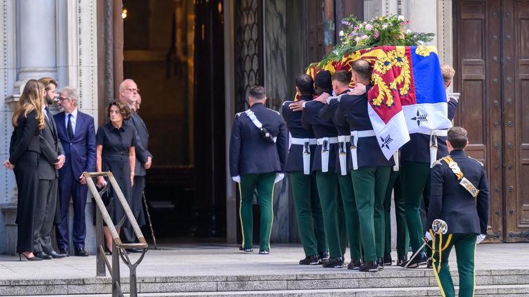 The Duchess of Kent's funeral will be held on Tuesday. Pic: Paul Grover/Daily Telegraph/PA         