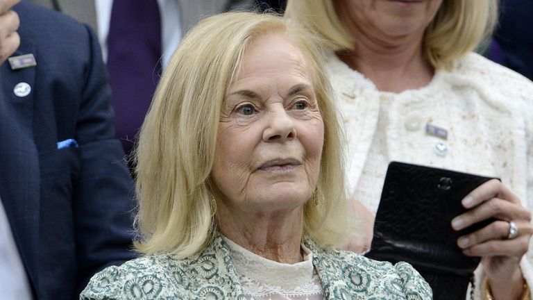 The Duchess of Kent at the Wimbledon Championships in 2012. File pic: PA