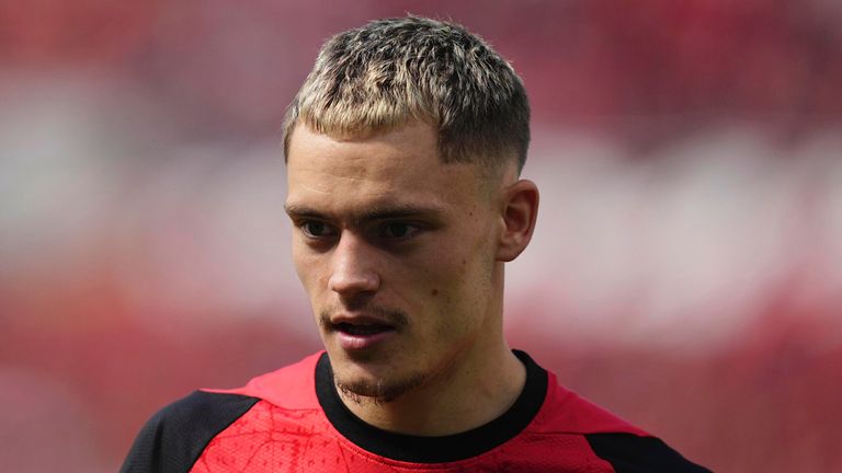 Florian Wirtz joined Liverpool from Bayer Leverkusen. Pic: AP