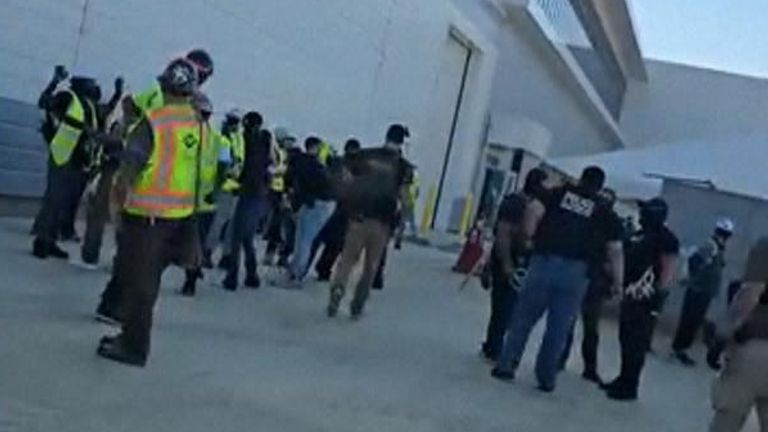 A 'large' number of those detained were from South Korea