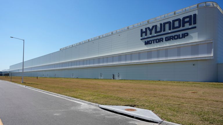 The Hyundai Motor Group plant in Georgia. File pic: AP Photo/Mike Stewart