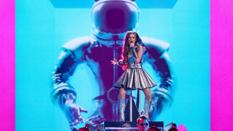 Ireland, represented by EMMY at Eurovision 2025, have also said they will not take part if Israel does. Pic: Reuters