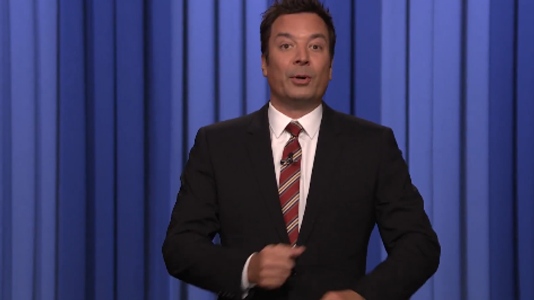 Jimmy Fallon on Thursday's Tonight Show. Pic: The Tonight Show X