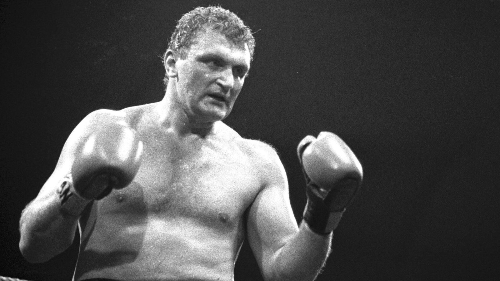 Joe Bugner during his 1983 fight against Danny Sutton in London. Pic: Action Images/Reuters