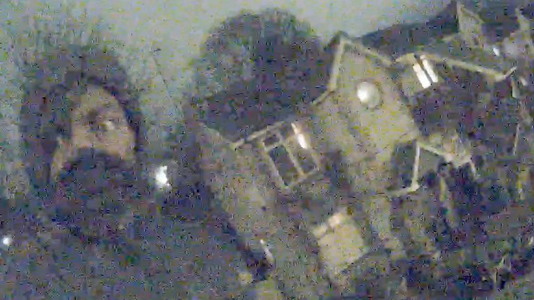 Mark Gordon during his arrest by police. Pic: PA