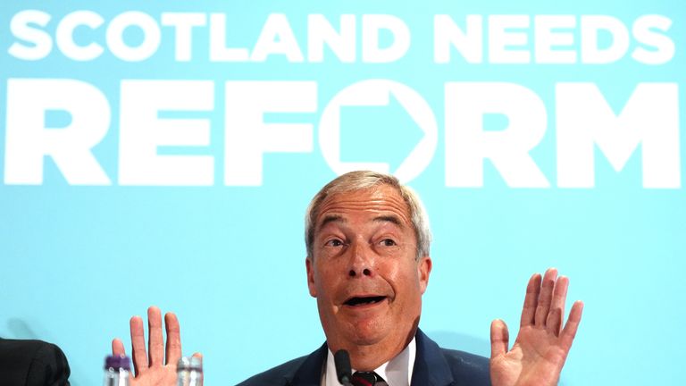 Nigel Farage will raise the case in Washington. Pic: PA