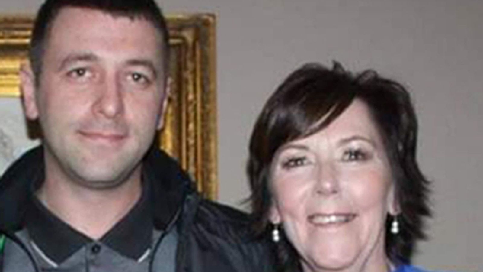 Tony Ferns with his mother. Pic: Police Scotland