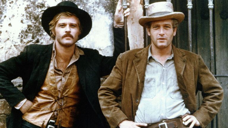 Robert Redford and Paul Newman in Butch Cassidy And The Sundance Kid. Pic: THA/Shutterstock