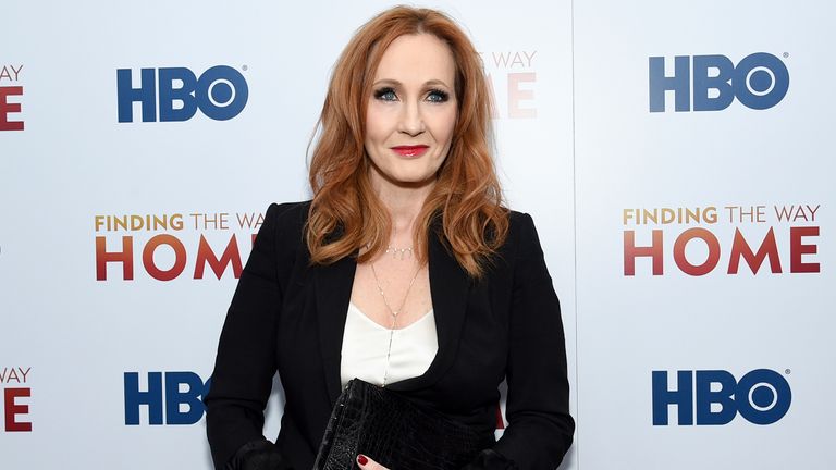 JK Rowling in 2019. Pic: AP 